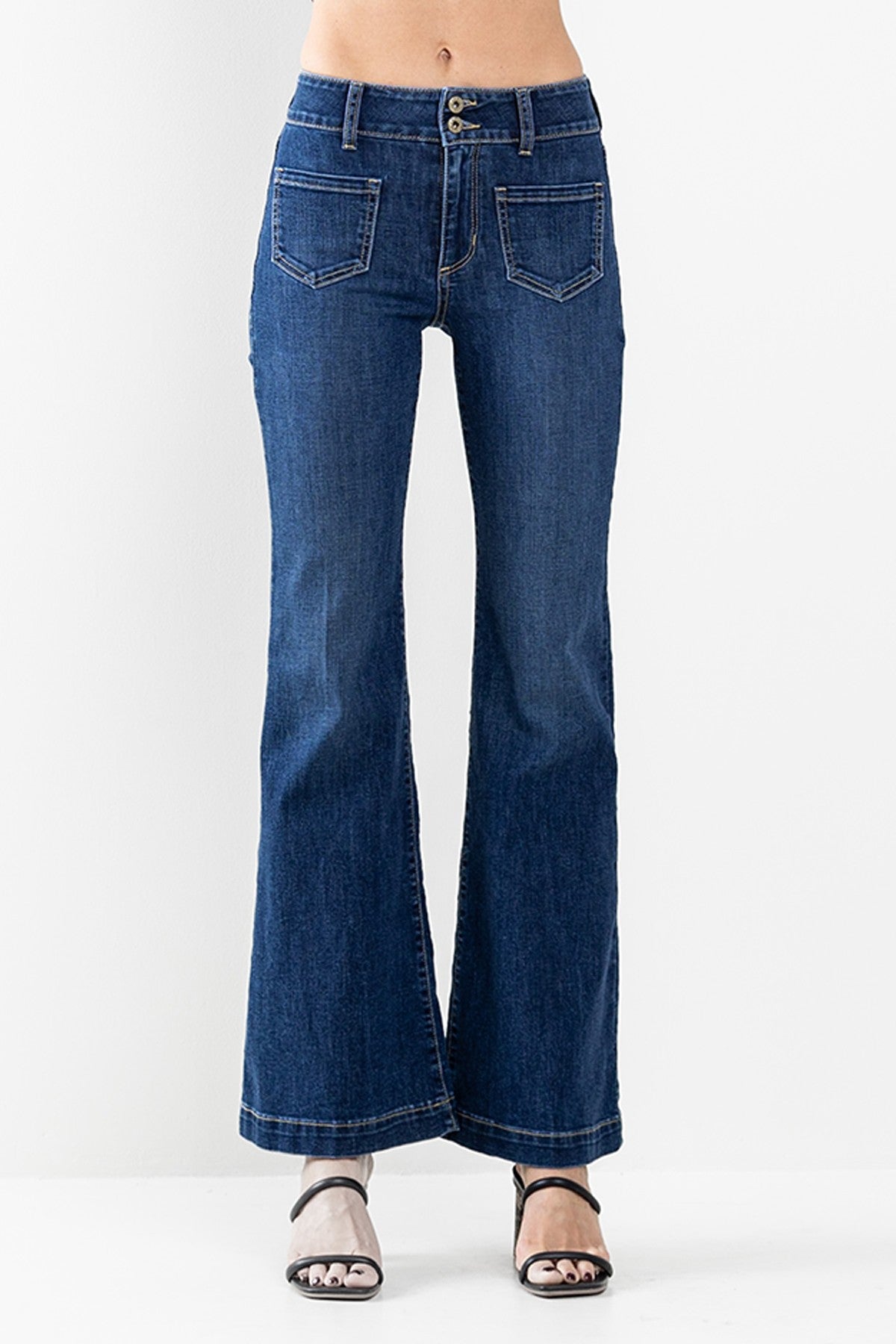 Dark Wash Flare Jeans