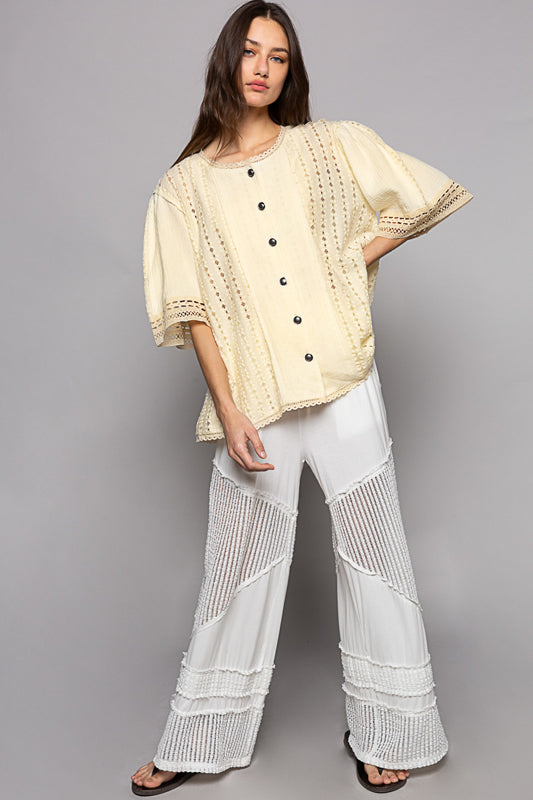 POL Short Sleeve Blouse