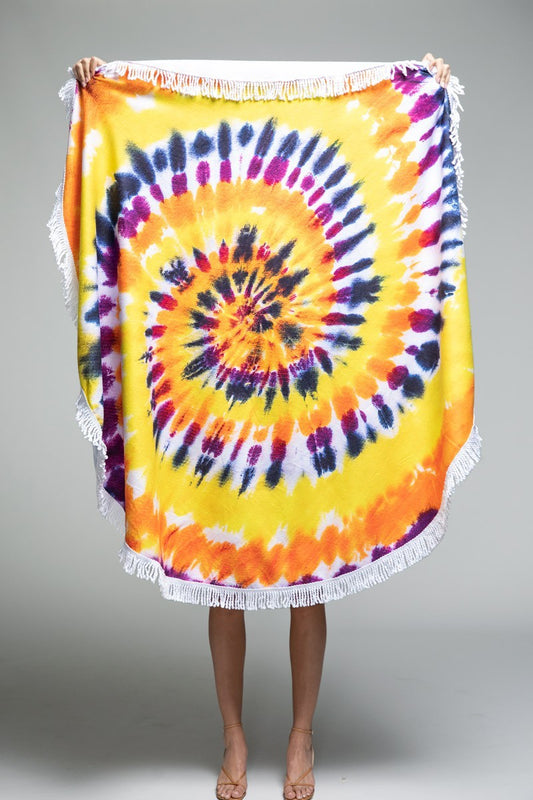 Tie-Dye Towel Blanket - Newport