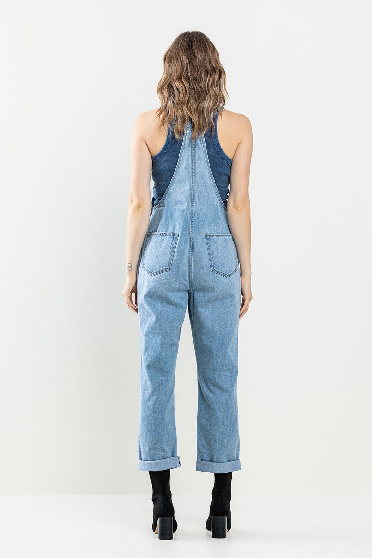 Light Wash Denim Overalls