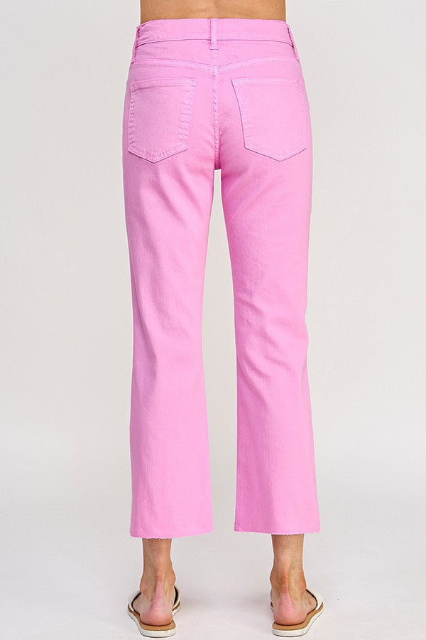 Distressed Pink Jeans