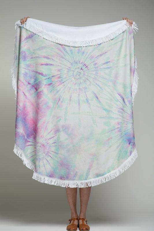 Tie-Dye Towel Blanket - Opal