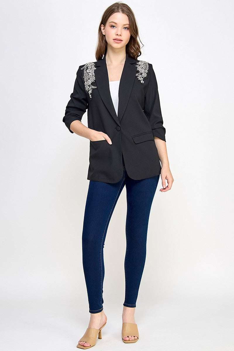 Rhinestone Blazer